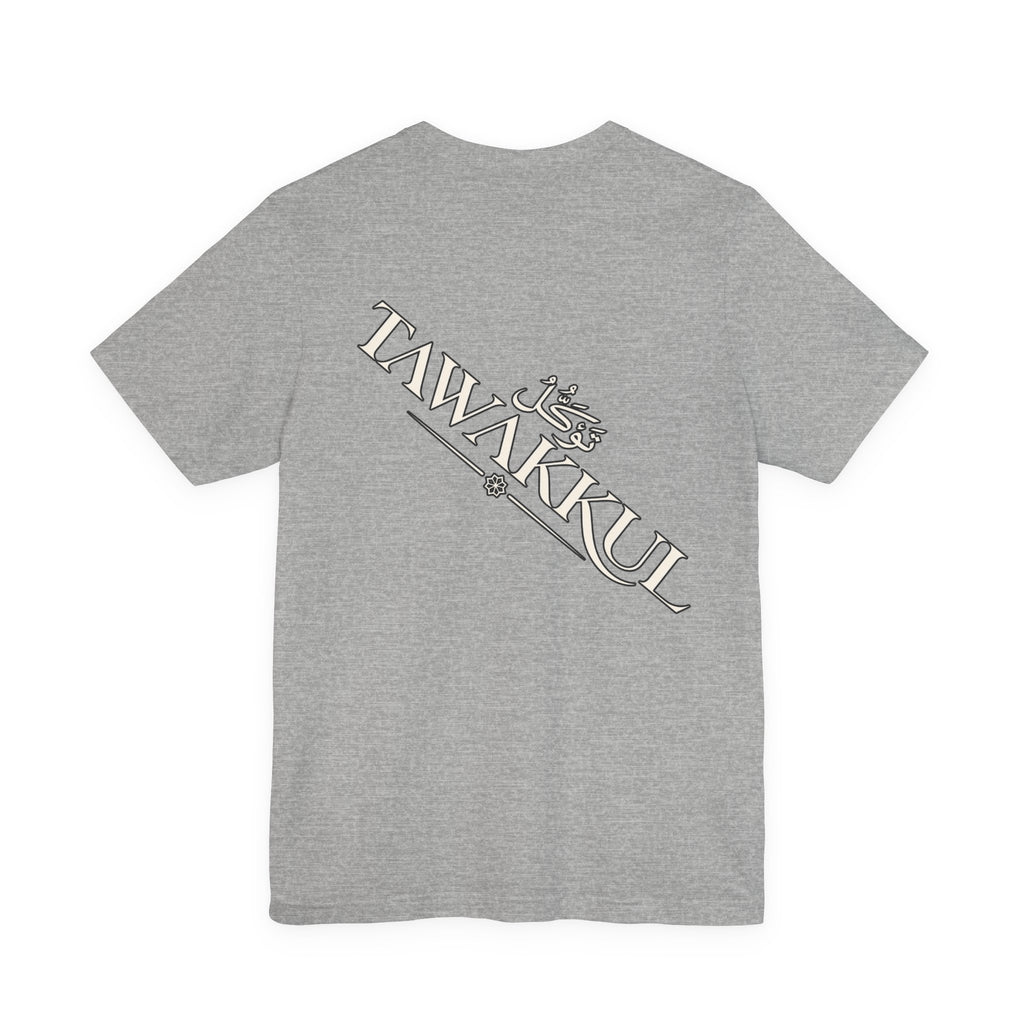 Vintage Leather Patch Tee — Small Chest Emblem