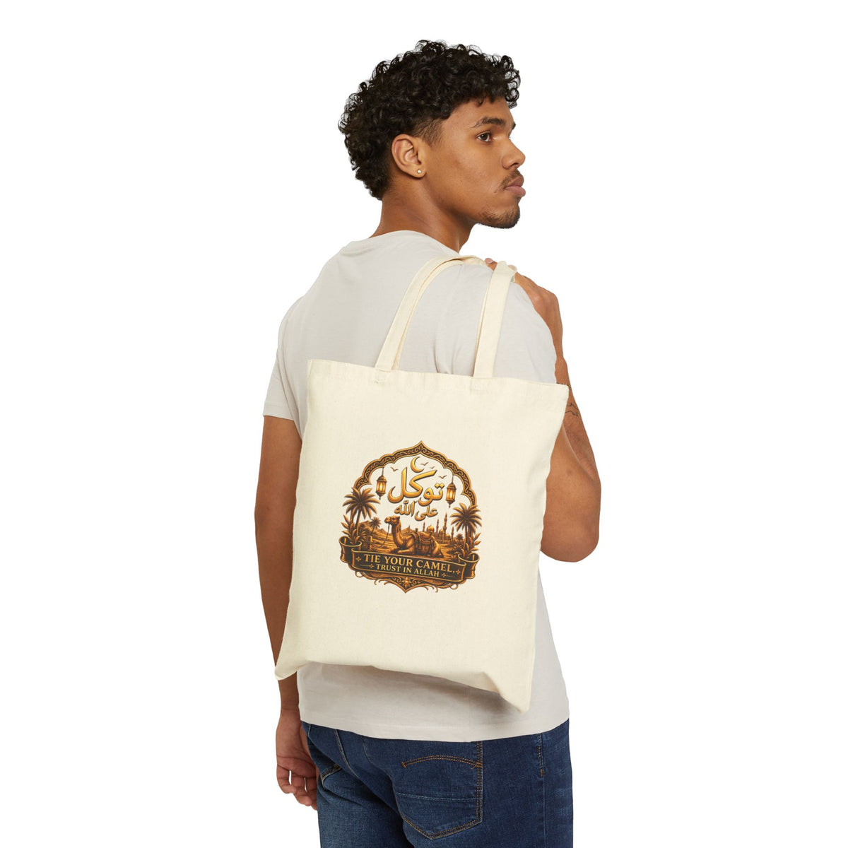 Canvas Tote Bag — Minimal Natural Cotton Shopper
