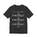 Tawakkul Script Tee — Minimal Islamic Faith T-Shirt