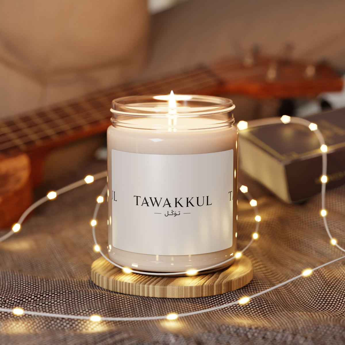 Tawakkul Scented Soy Candle — 9oz Relaxing Aromatherapy Jar