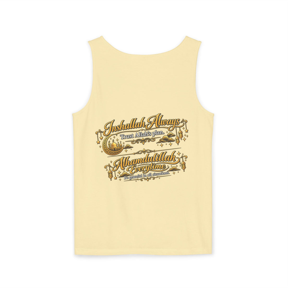 Trail Vibes Tank Top — “Grateful, Always” Rustic Outdoor Graphic Tank