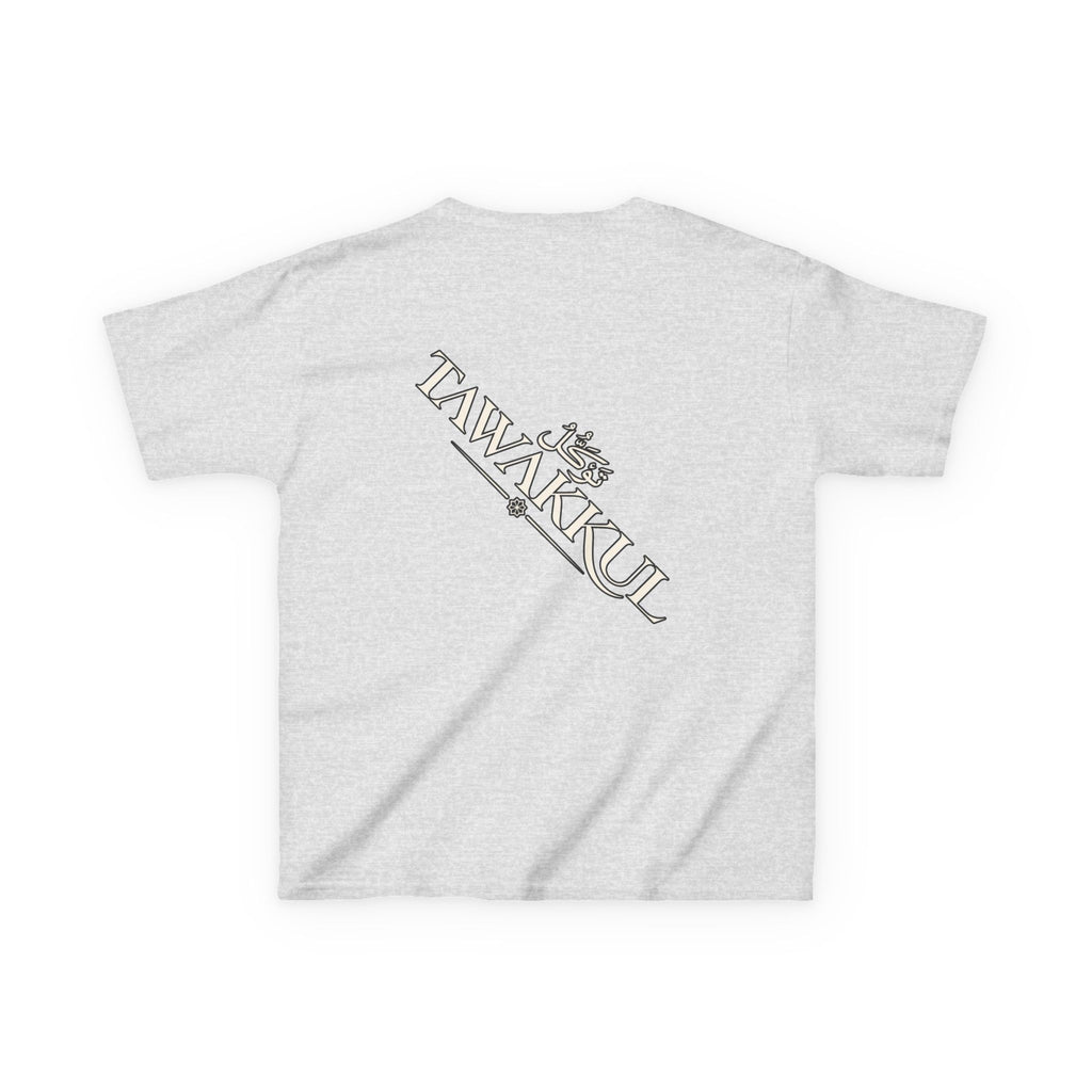Kids T‑Shirt — 'Tavíkul' Back Logo with Mountain Patch | Outdoor Adventure Tee