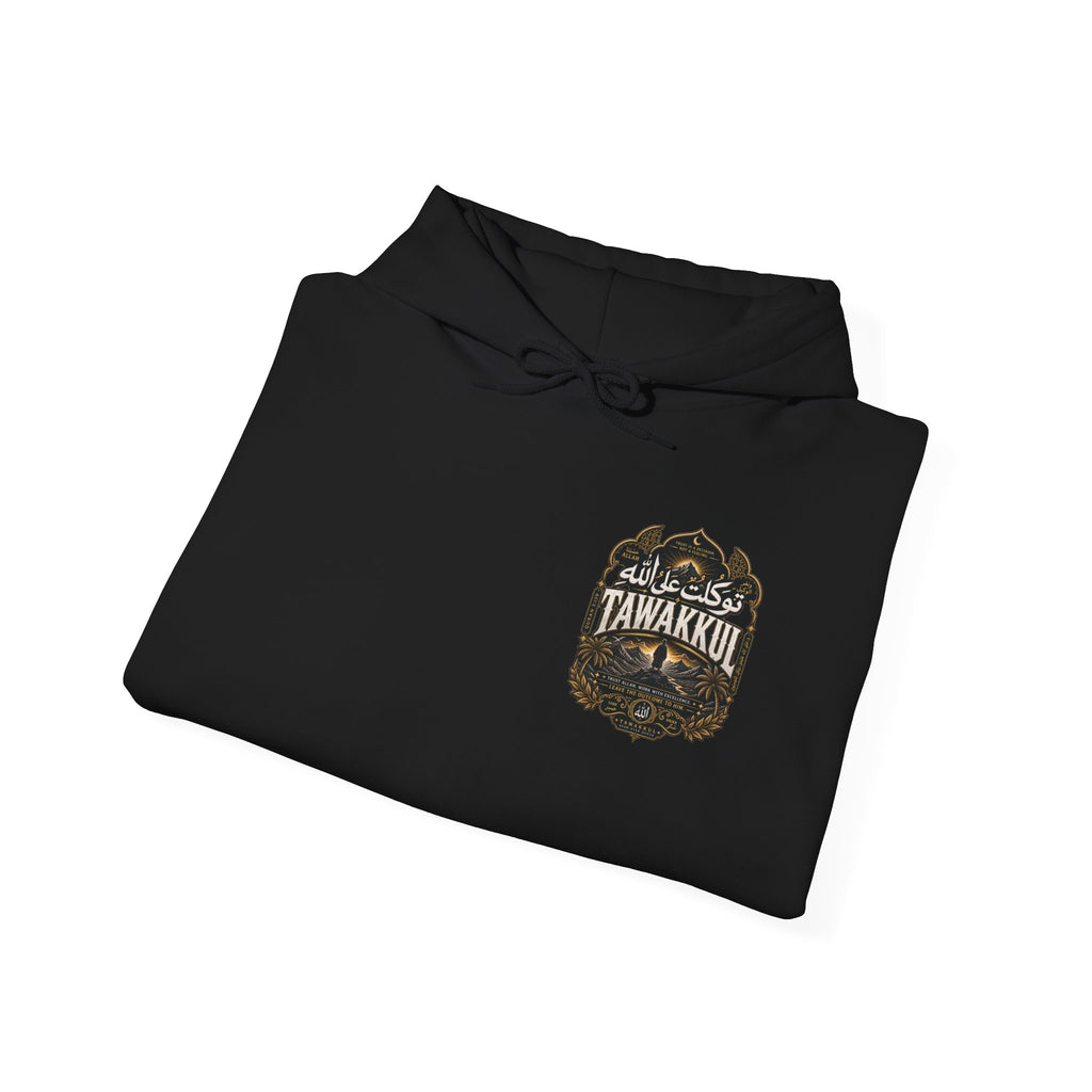 Bear Crest Hoodie — Vintage Wilderness 'Awakkuk' Graphic Sweatshirt