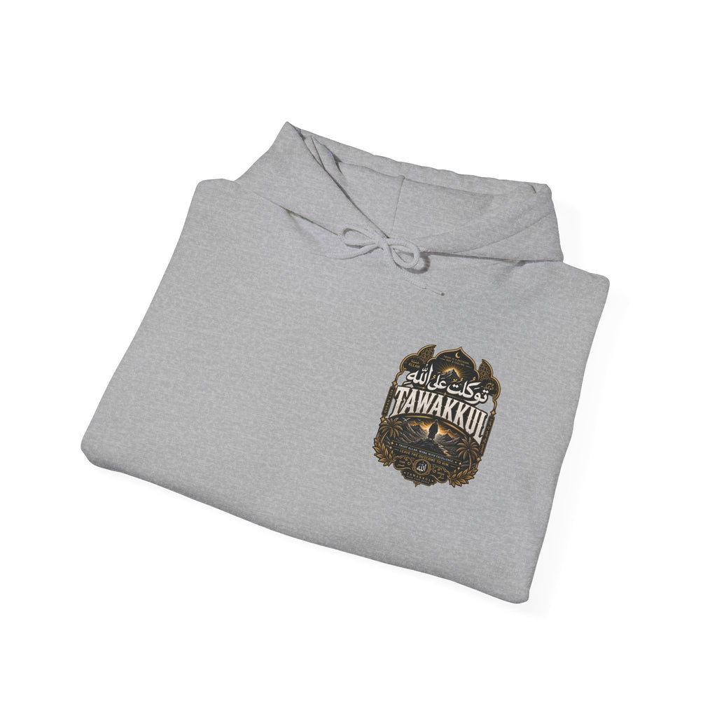 Bear Crest Hoodie — Vintage Wilderness 'Awakkuk' Graphic Sweatshirt