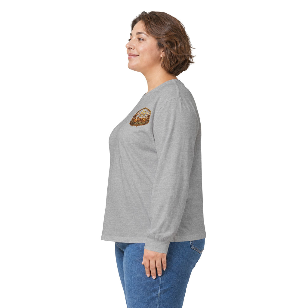 Long Sleeve Tee — 'Qader' Desert Rider Graphic Shirt