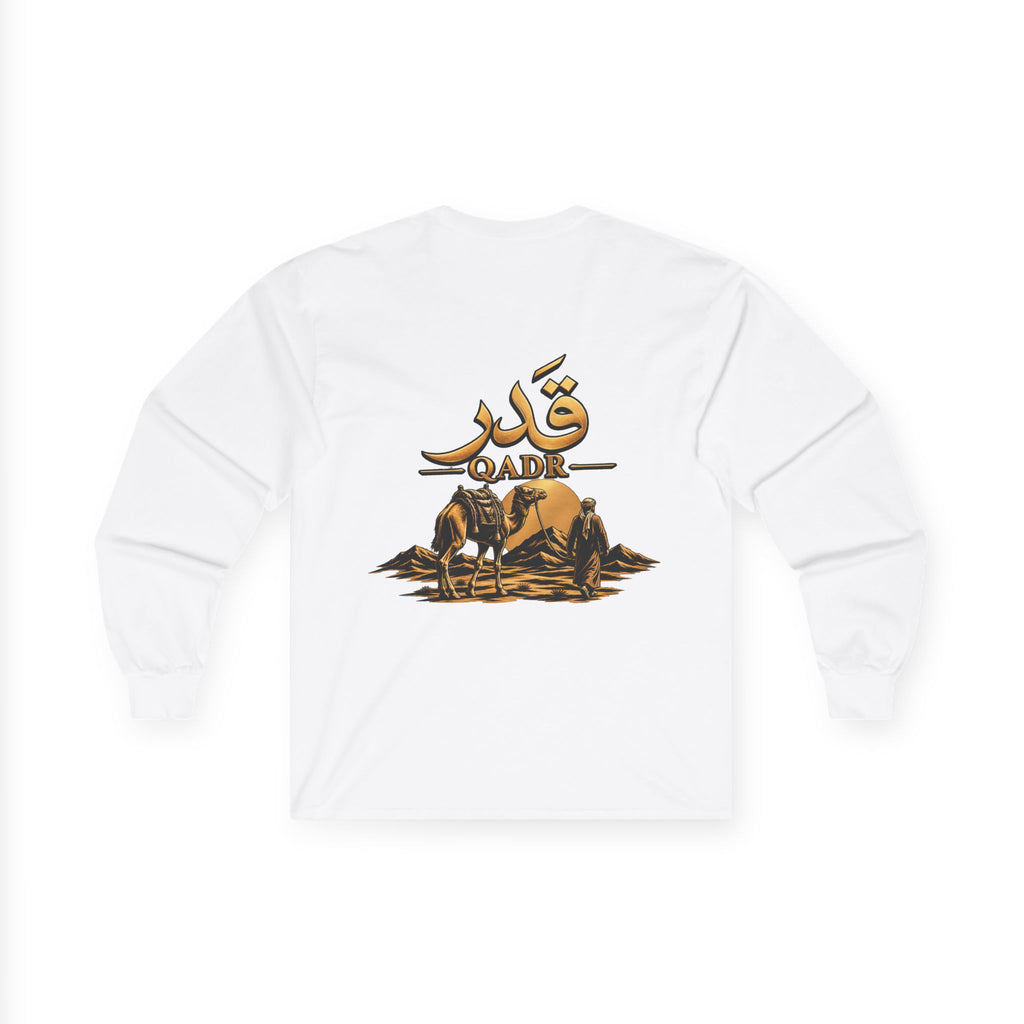 Long Sleeve Tee — 'Qader' Desert Rider Graphic Shirt