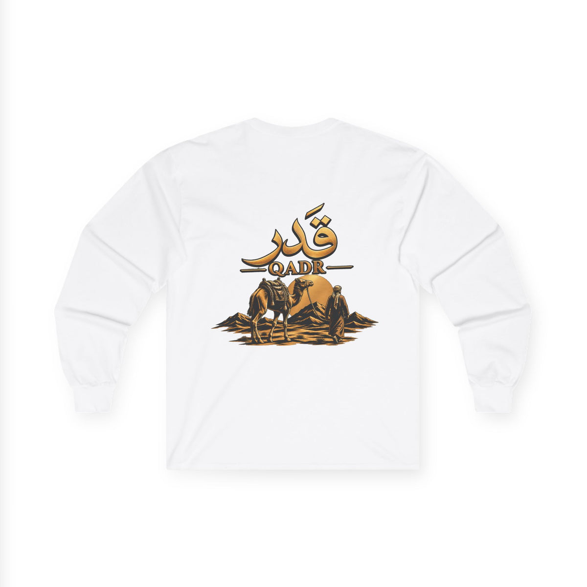 Long Sleeve Tee — 'Qader' Desert Rider Graphic Shirt
