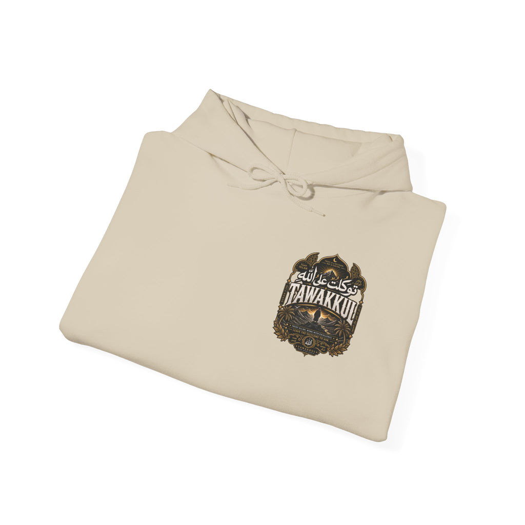 Bear Crest Hoodie — Vintage Wilderness 'Awakkuk' Graphic Sweatshirt