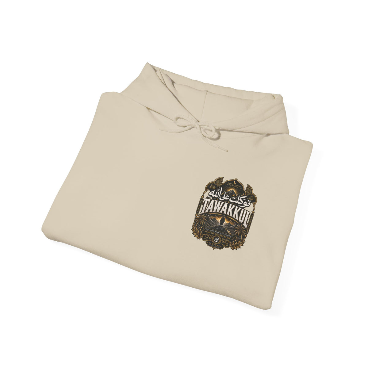 Bear Crest Hoodie — Vintage Wilderness 'Awakkuk' Graphic Sweatshirt
