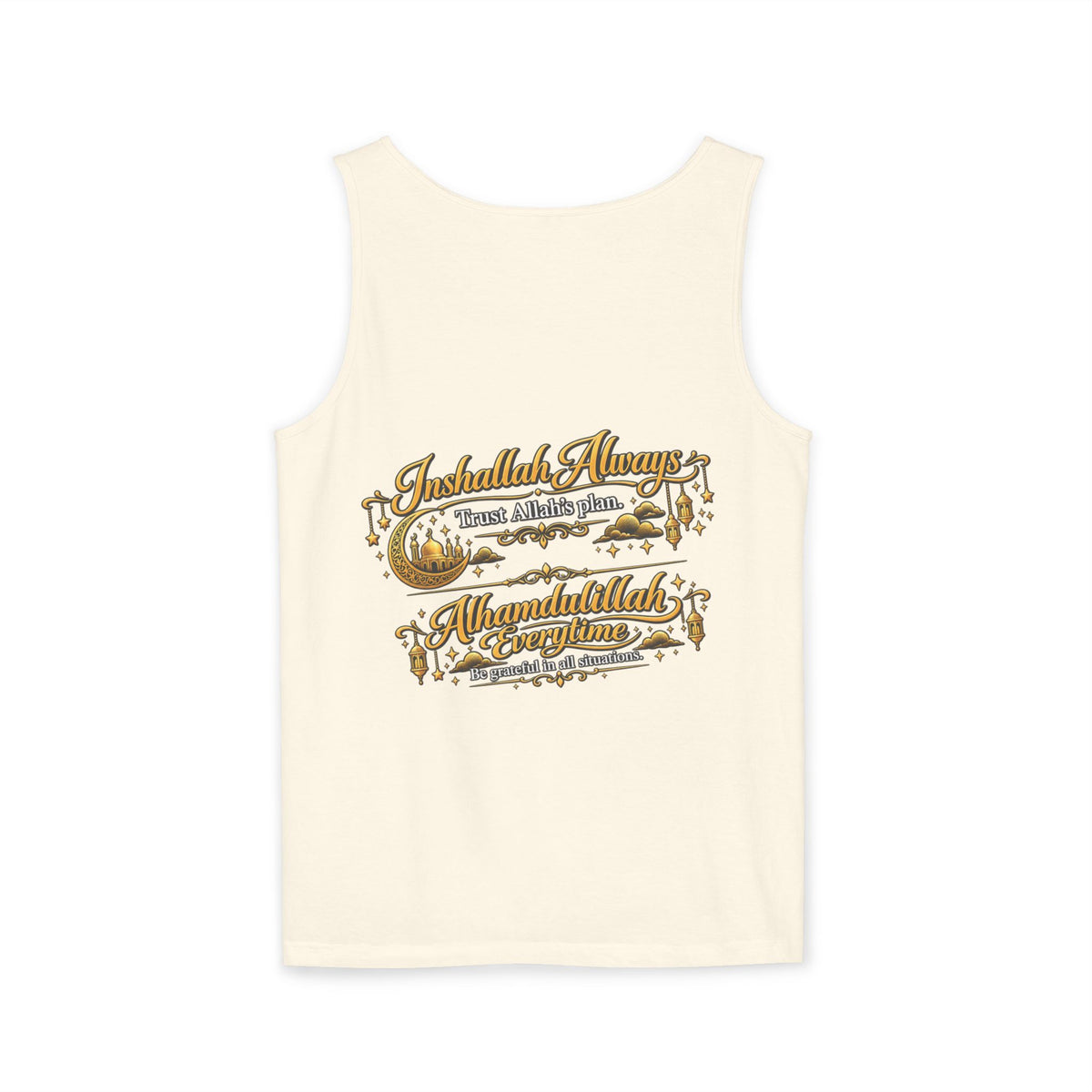 Trail Vibes Tank Top — “Grateful, Always” Rustic Outdoor Graphic Tank