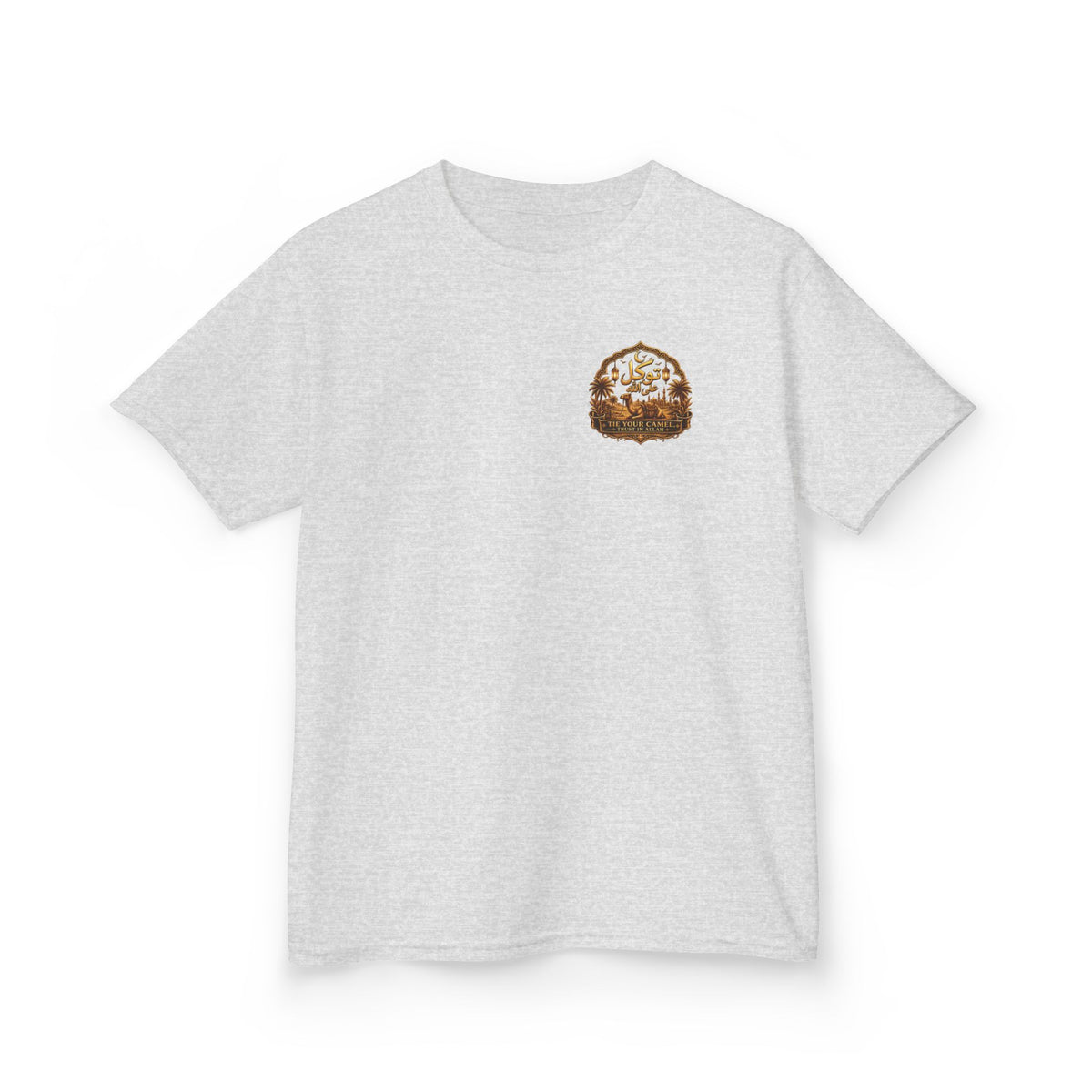Kids T‑Shirt — 'Tavíkul' Back Logo with Mountain Patch | Outdoor Adventure Tee