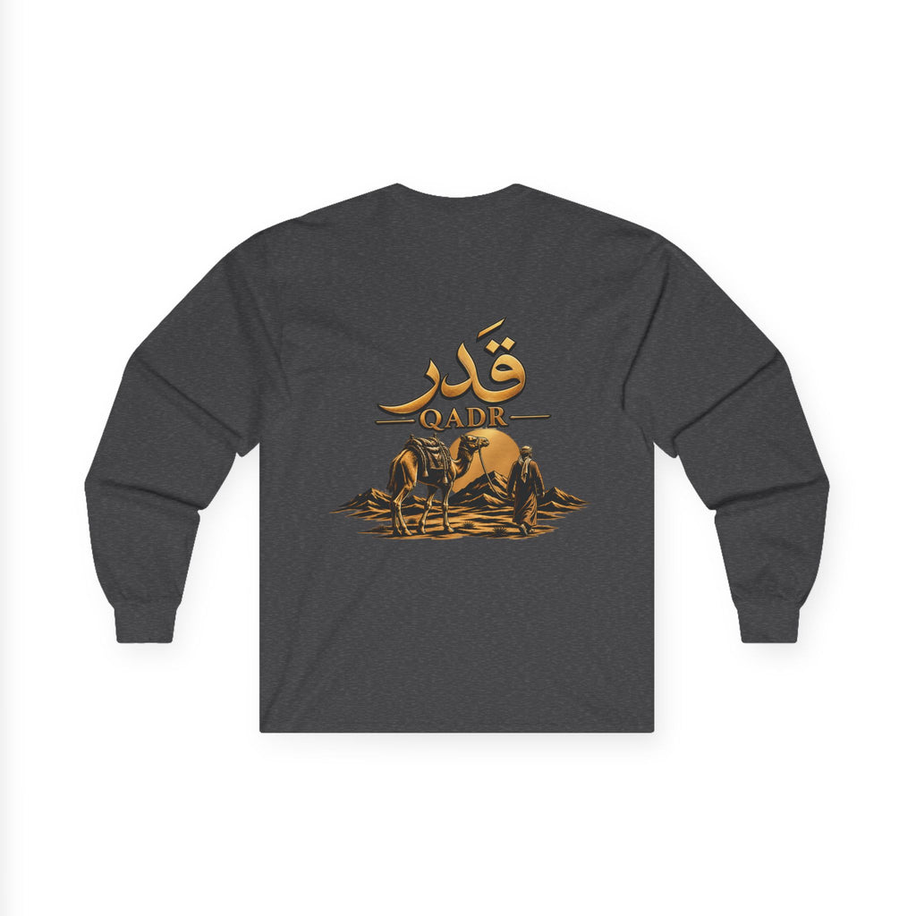 Long Sleeve Tee — 'Qader' Desert Rider Graphic Shirt
