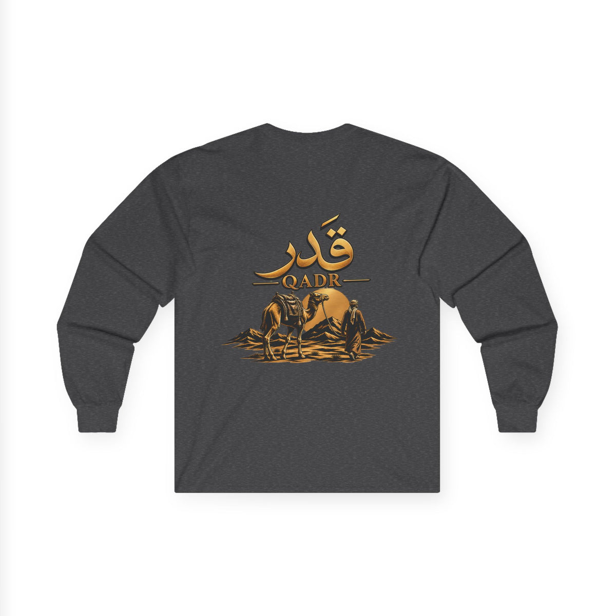 Long Sleeve Tee — 'Qader' Desert Rider Graphic Shirt