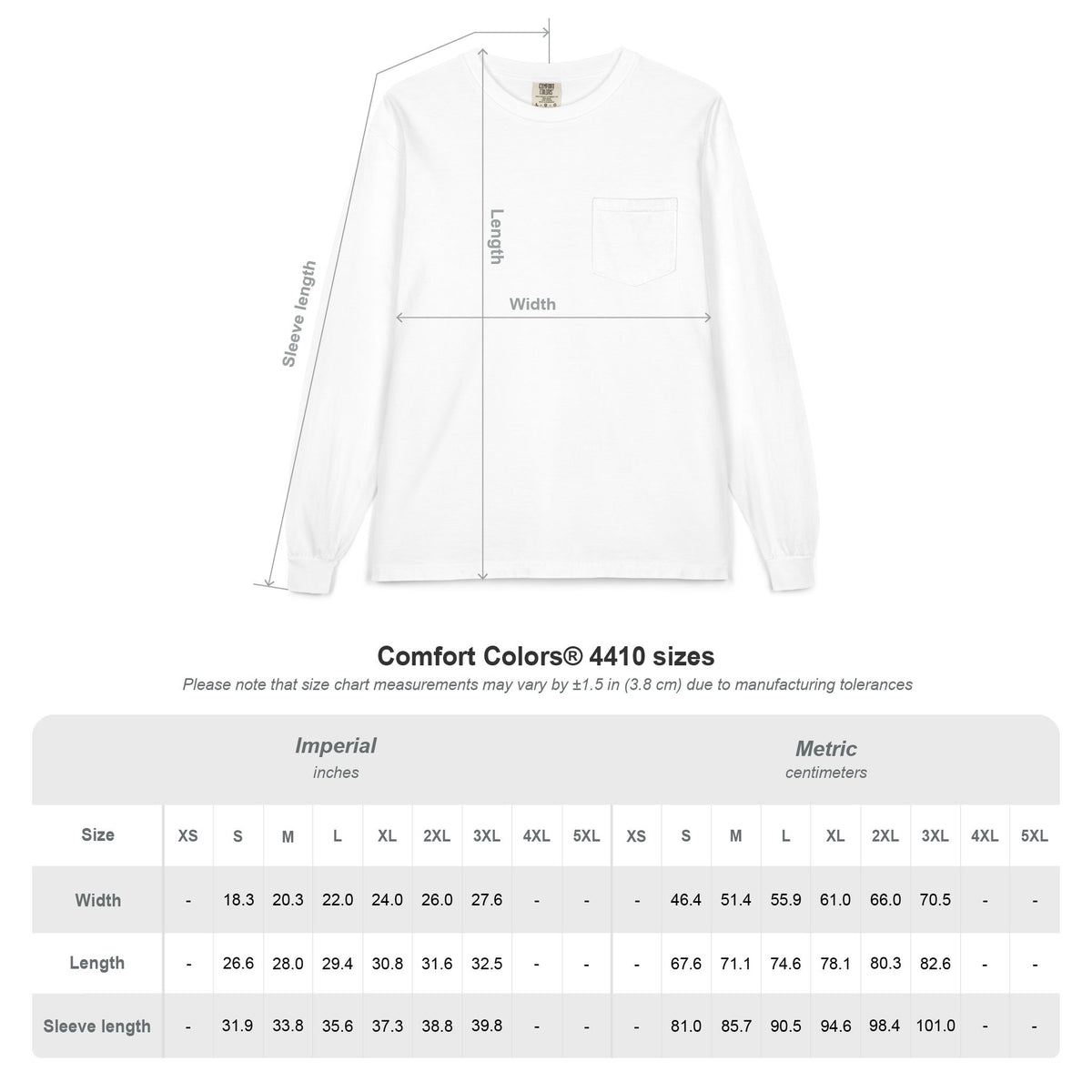 Tawakūl Pocket Long Sleeve Tee — Vintage Script & Crest Chest Pocket Design