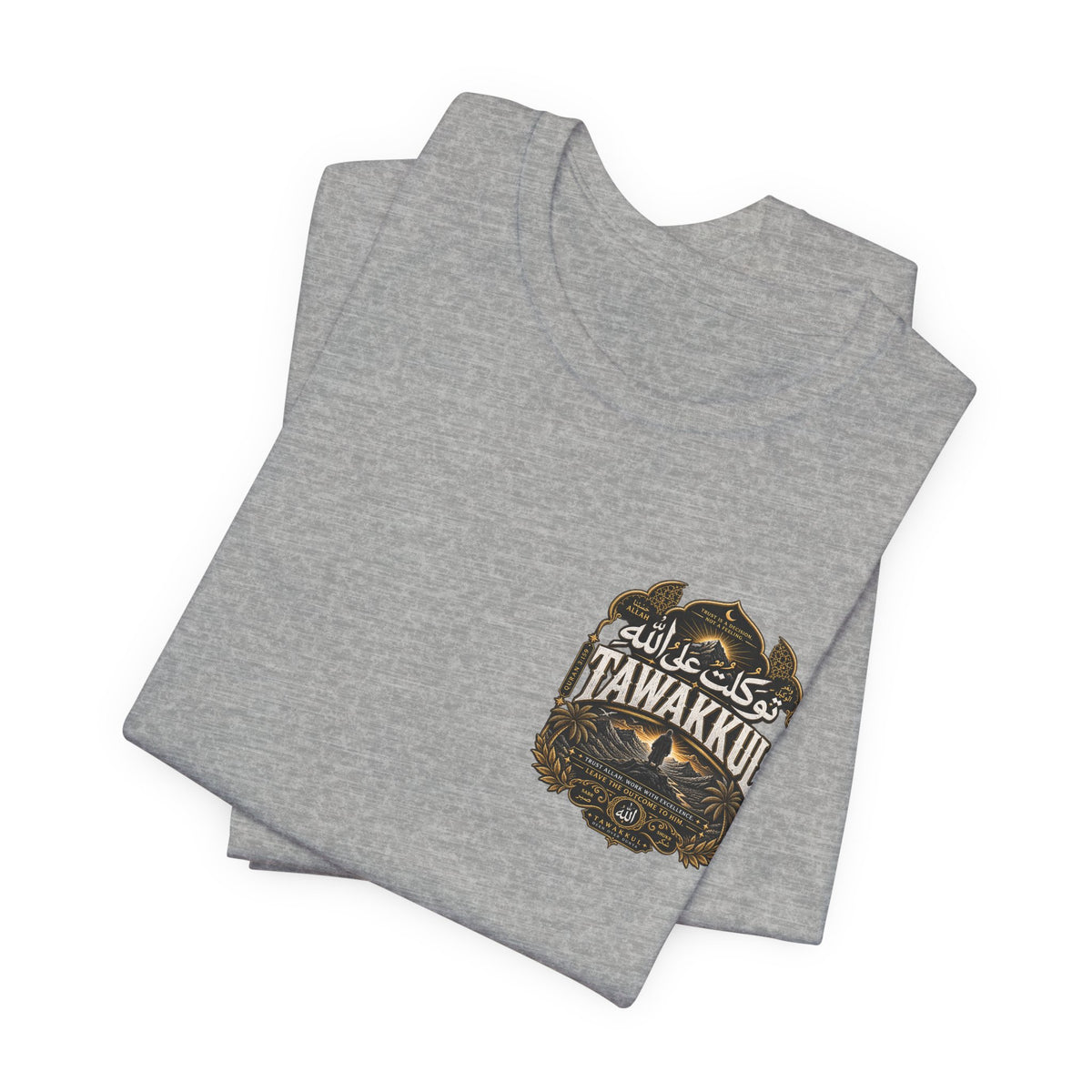 Kawakkuk Crest Graphic Tee — Vintage Wildlife Badge T‑Shirt