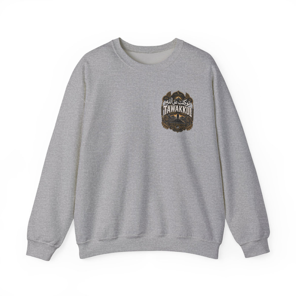 Bearded Camper Crewneck Sweatshirt - Adventure "WAKKOH" Chest Logo