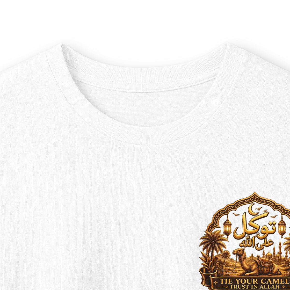 Long Sleeve Tee — 'Qader' Desert Rider Graphic Shirt