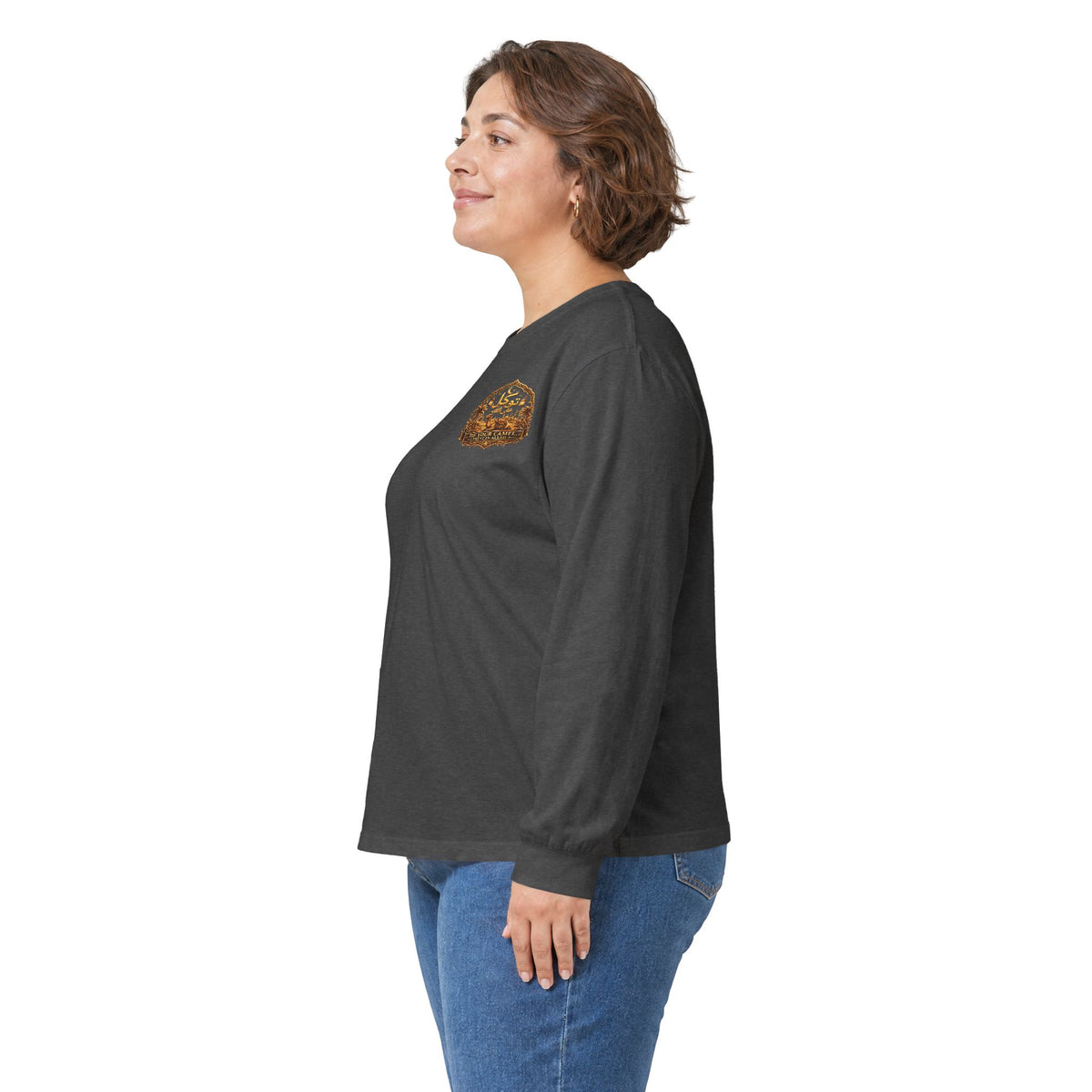 Long Sleeve Tee — 'Qader' Desert Rider Graphic Shirt