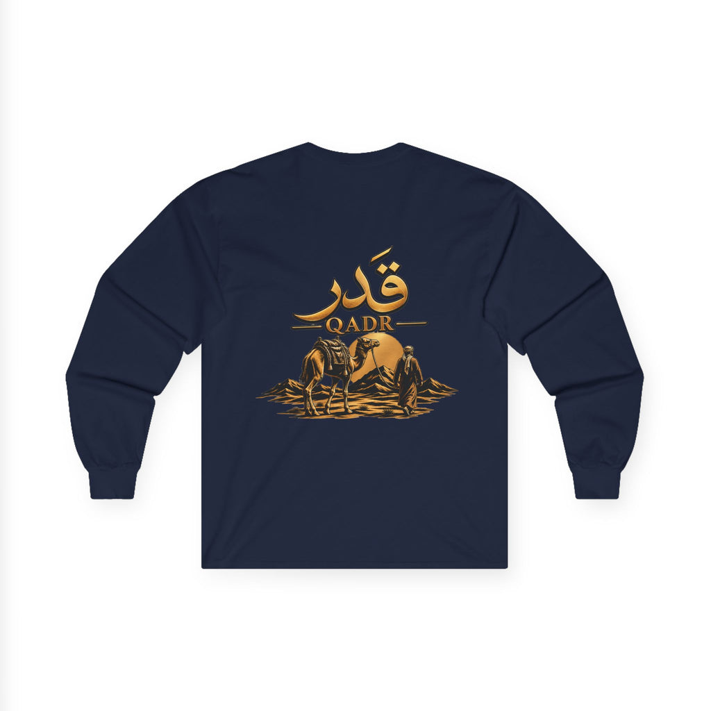 Long Sleeve Tee — 'Qader' Desert Rider Graphic Shirt