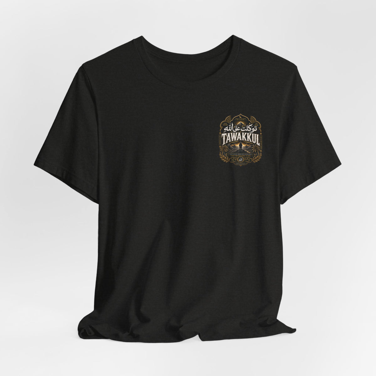 Adventure Patch Pocket Tee — Retro Mountain Badge Graphic