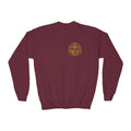 Youth Crewneck Sweatshirt – Desert Camel Design with Arabic 'AABR'