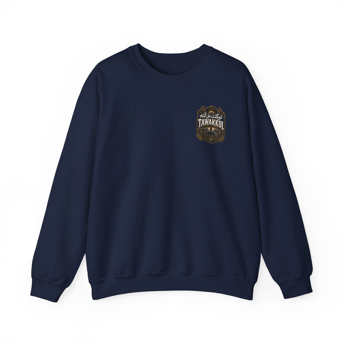 Bear Paw Crewneck Sweatshirt — Vintage 'Awakening' Forest Graphic