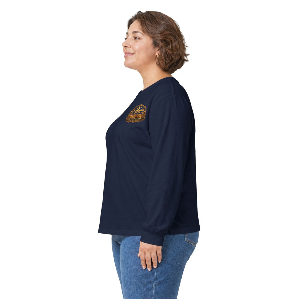 Long Sleeve Tee — 'Qader' Desert Rider Graphic Shirt