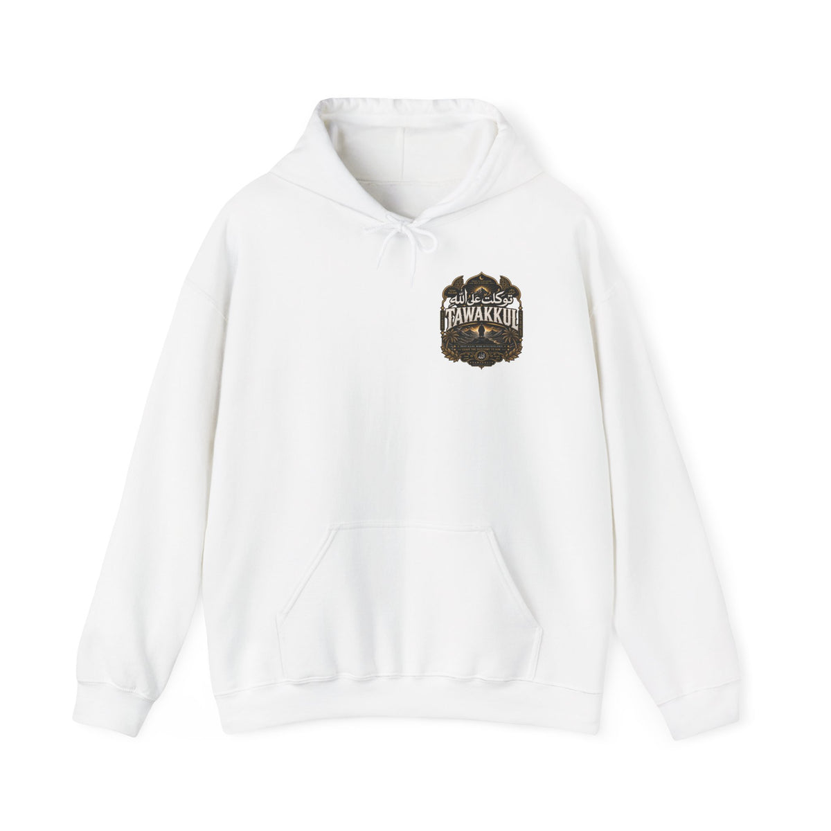 Bear Crest Hoodie — Vintage Wilderness 'Awakkuk' Graphic Sweatshirt