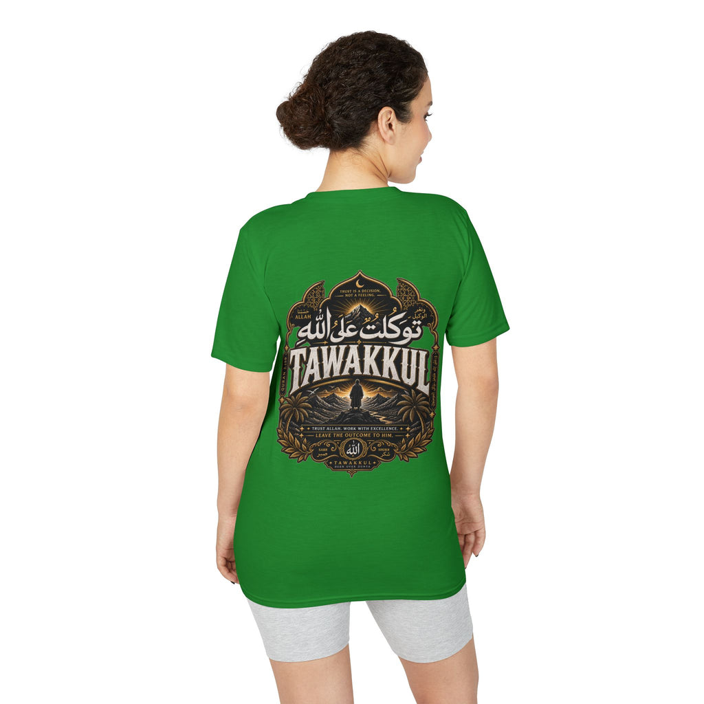 T-Shirt — Tawakkul Script Black Tee