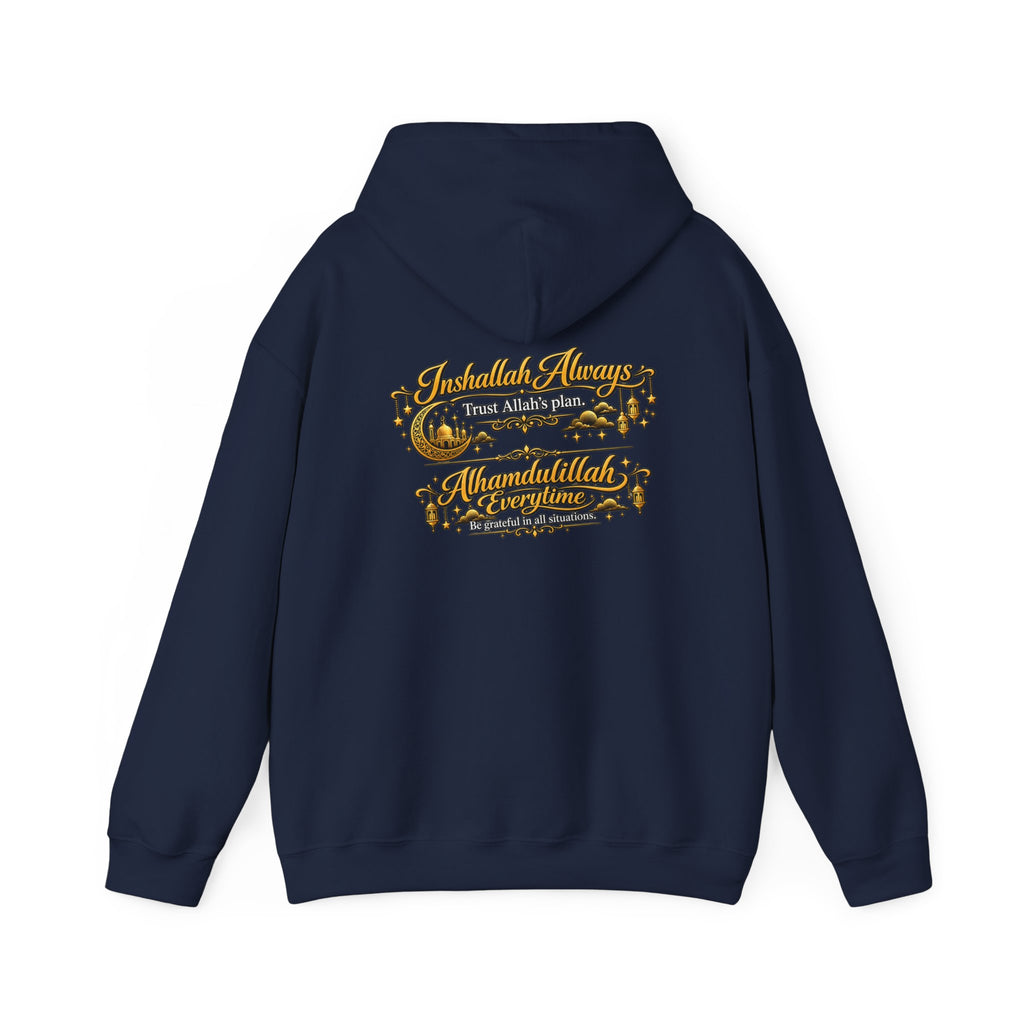 Forest Cabin Hoodie – Cozy Wilderness Landscape Hooded Sweatshirt