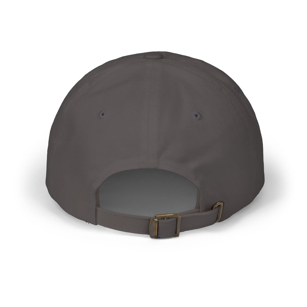 Embroidered Golden Crest Dad Cap — Classic White Baseball Hat