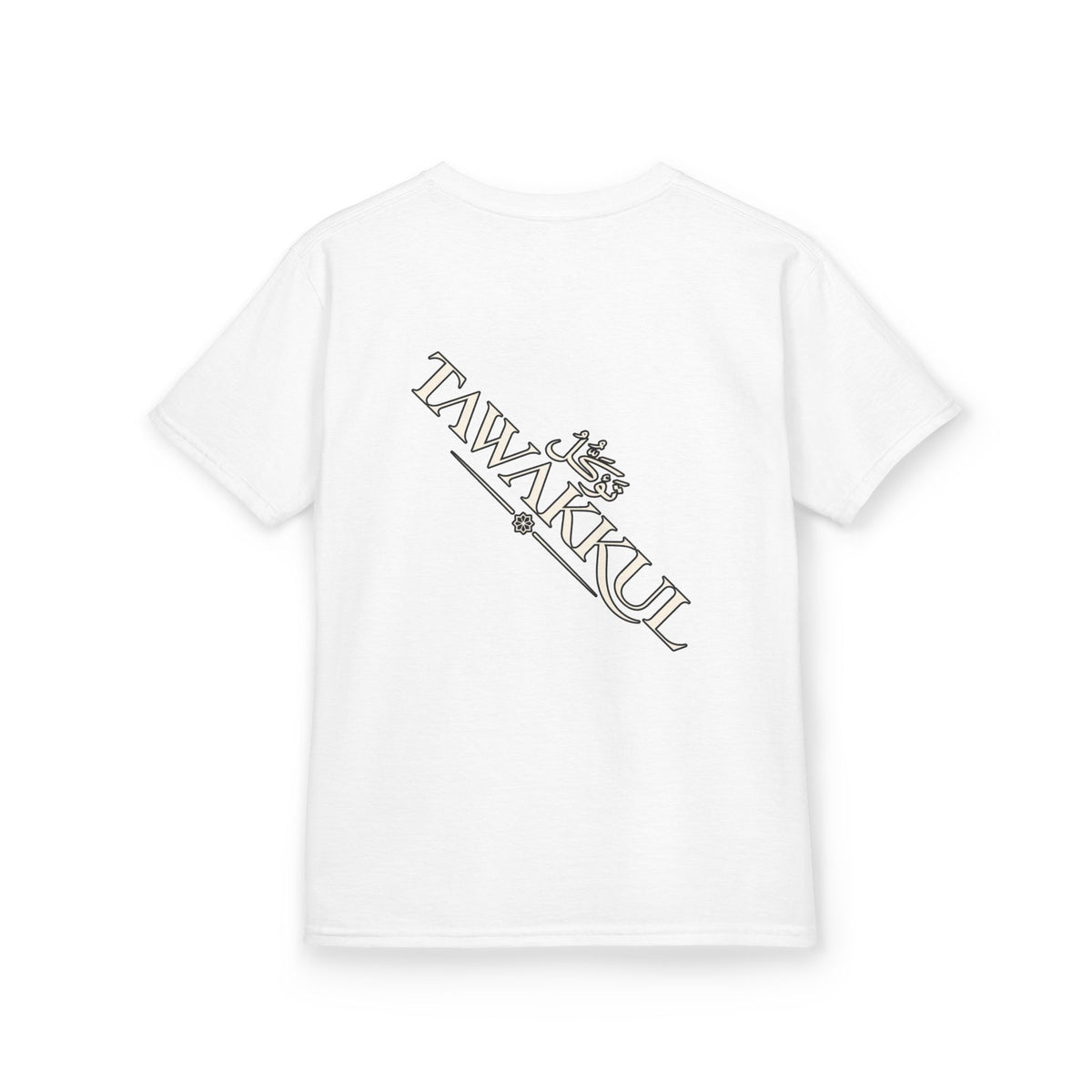 Kids T‑Shirt — 'Tavíkul' Back Logo with Mountain Patch | Outdoor Adventure Tee