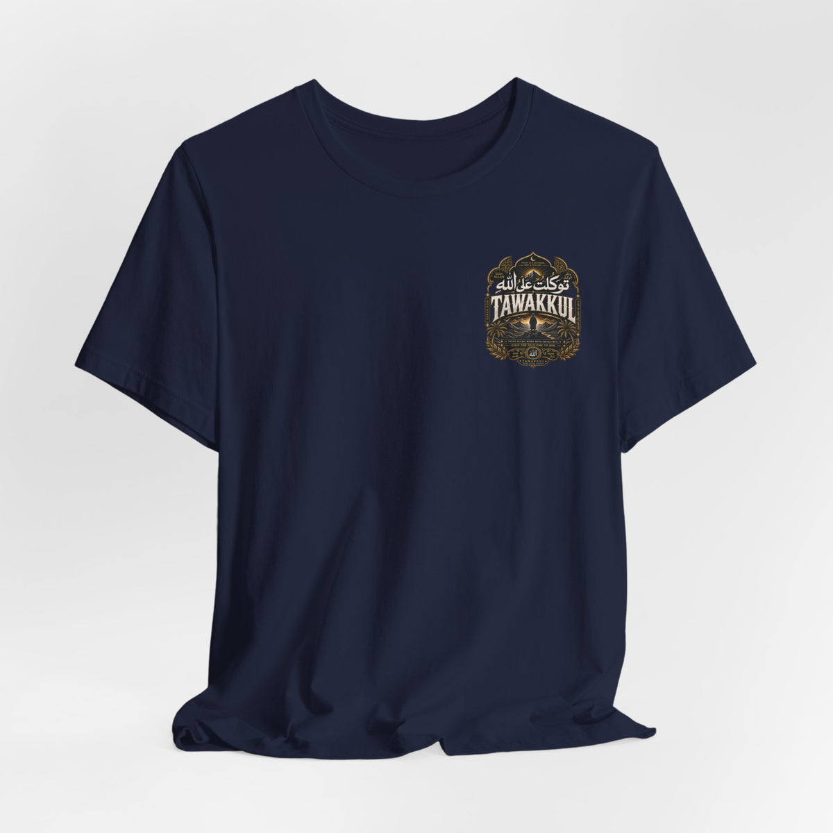 Adventure Patch Pocket Tee — Retro Mountain Badge Graphic