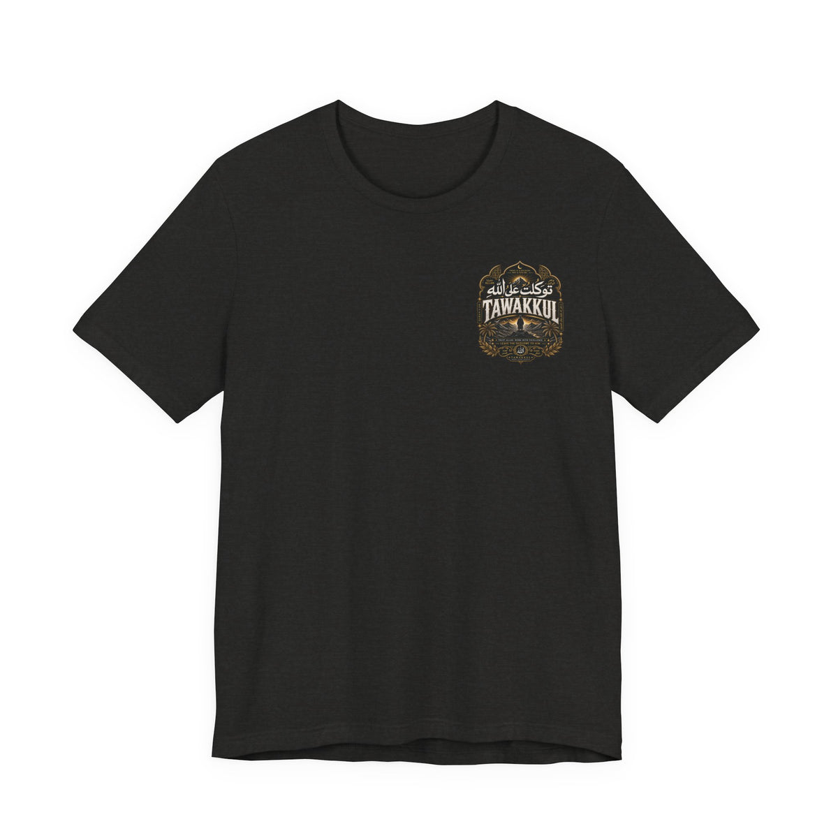 Adventure Patch Pocket Tee — Retro Mountain Badge Graphic