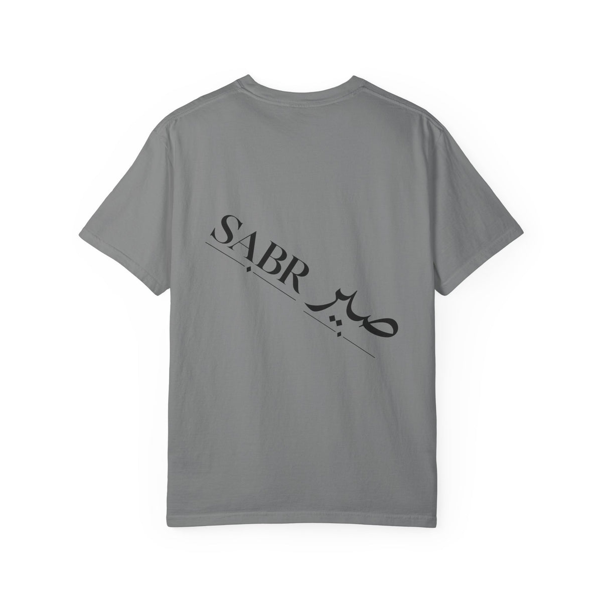 Arabic Calligraphy Pattern T-Shirt — Monochrome Script Graphic Tee