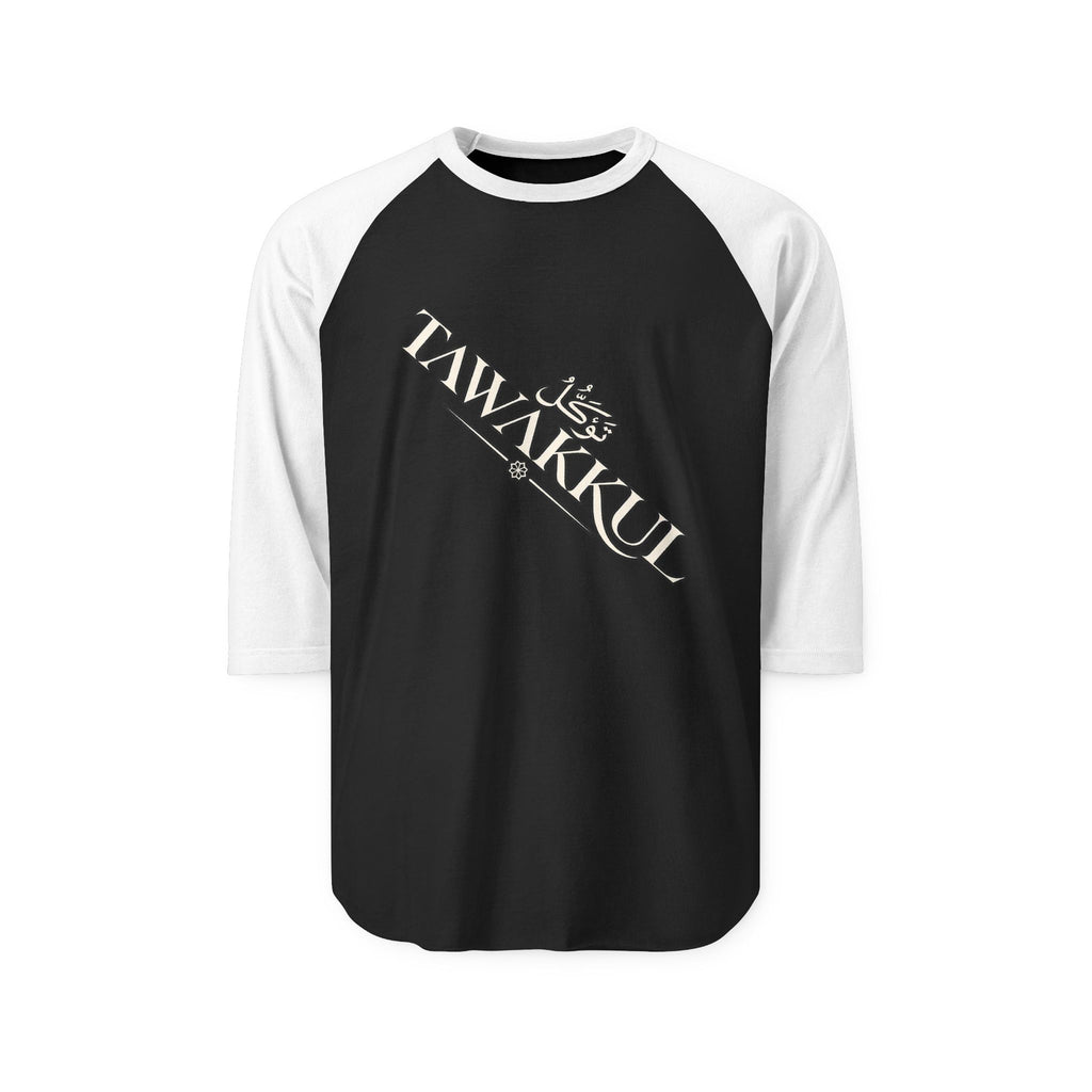 Tawakkul Raglan Shirt — Islamic Faith 'Tawakkul' 3/4 Sleeve Baseball Tee
