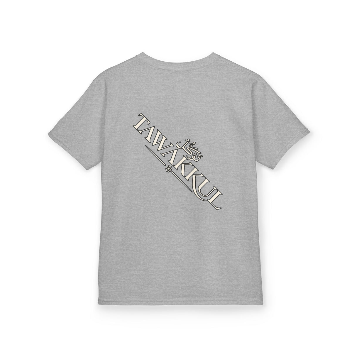 Kids T‑Shirt — 'Tavíkul' Back Logo with Mountain Patch | Outdoor Adventure Tee