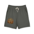 Embroidered Arabic Calligraphy Sweat Shorts — Lightweight Garment-Dyed Fleece
