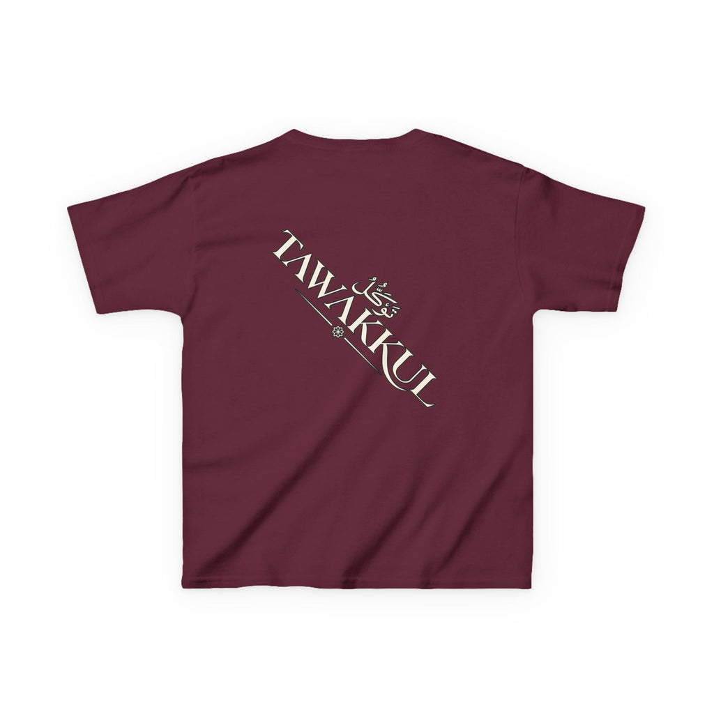 Kids T‑Shirt — 'Tavíkul' Back Logo with Mountain Patch | Outdoor Adventure Tee