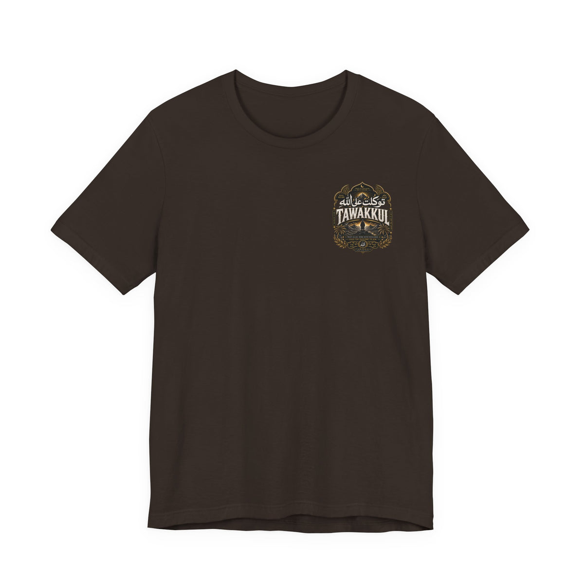 Adventure Patch Pocket Tee — Retro Mountain Badge Graphic