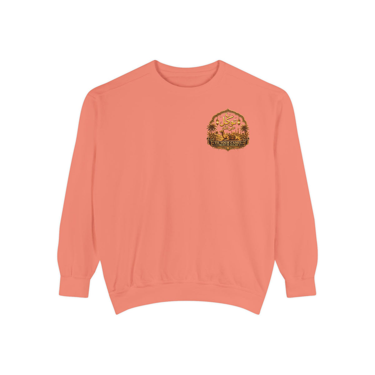 SABR Arabic Script Sweatshirt — Graphic Garment-Dyed Crewneck