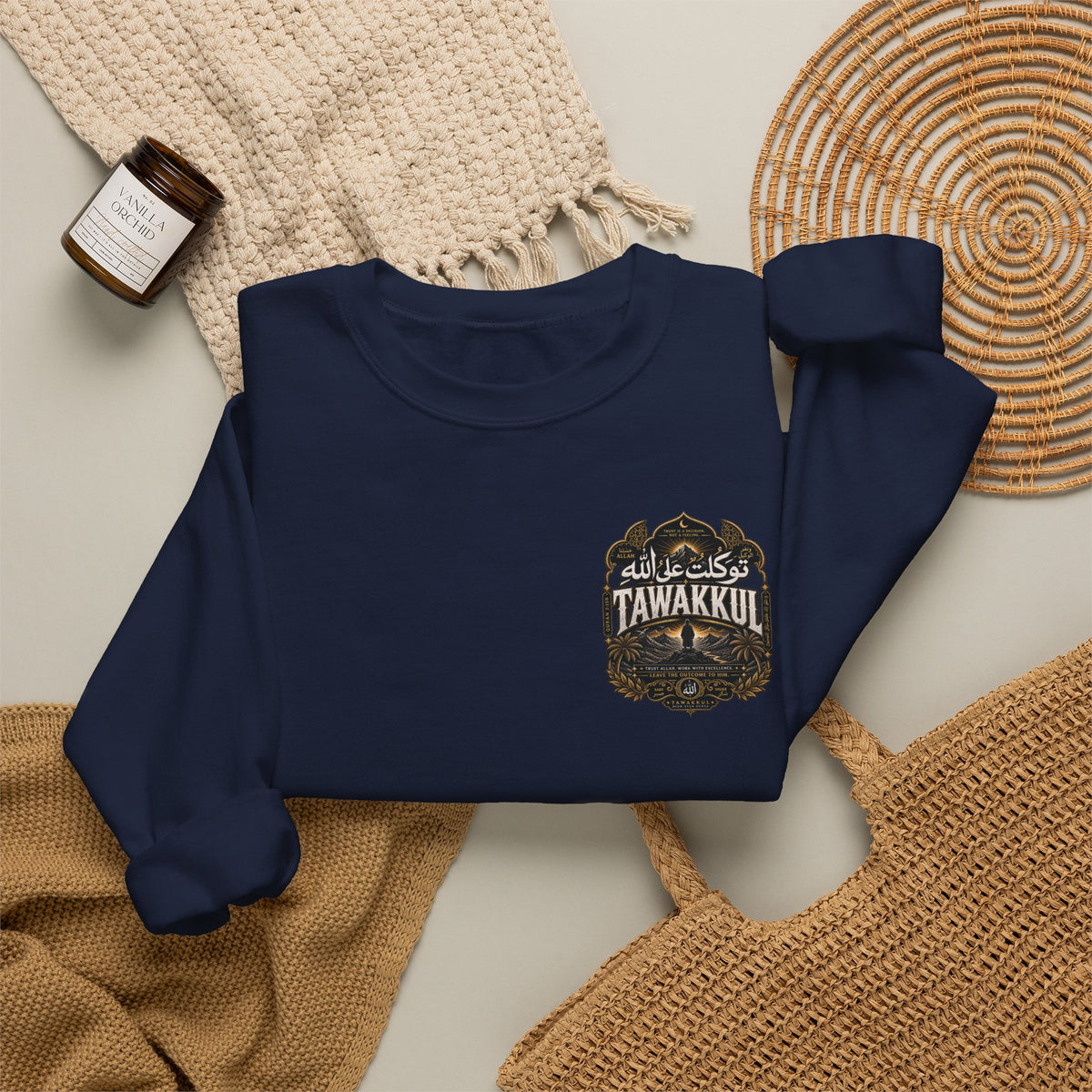 Vintage Tenakel Crest Crewneck Sweatshirt