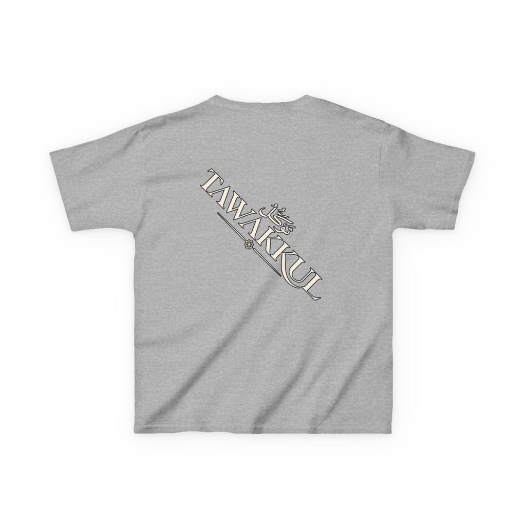 Kids T‑Shirt — 'Tavíkul' Back Logo with Mountain Patch | Outdoor Adventure Tee