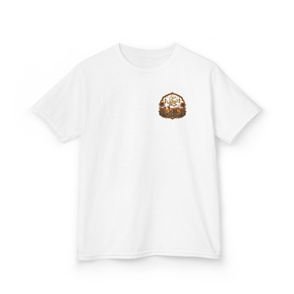 Kids T‑Shirt — 'Tavíkul' Back Logo with Mountain Patch | Outdoor Adventure Tee
