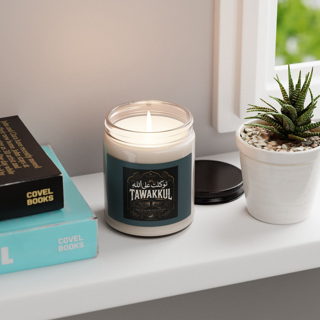 9oz Scented Soy Candle — Clean White Jar Aromatherapy Candle for Relaxation & Gifts