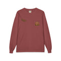 Tawakūl Pocket Long Sleeve Tee — Vintage Script & Crest Chest Pocket Design