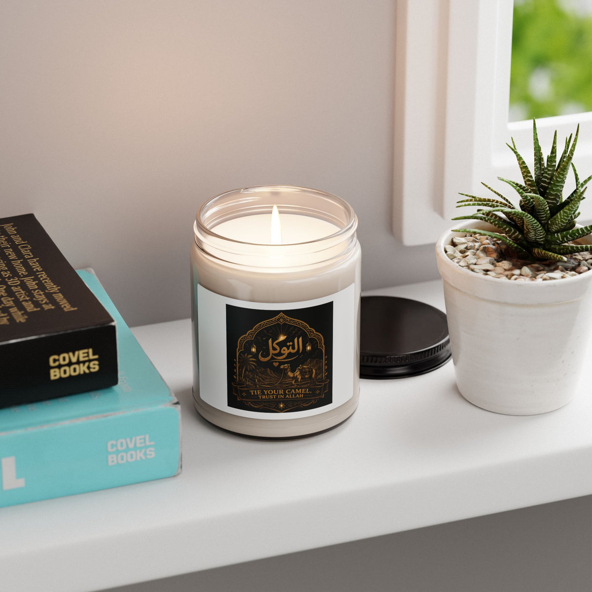 9oz Scented Soy Candle — Clean & Cozy Aromatherapy Jar