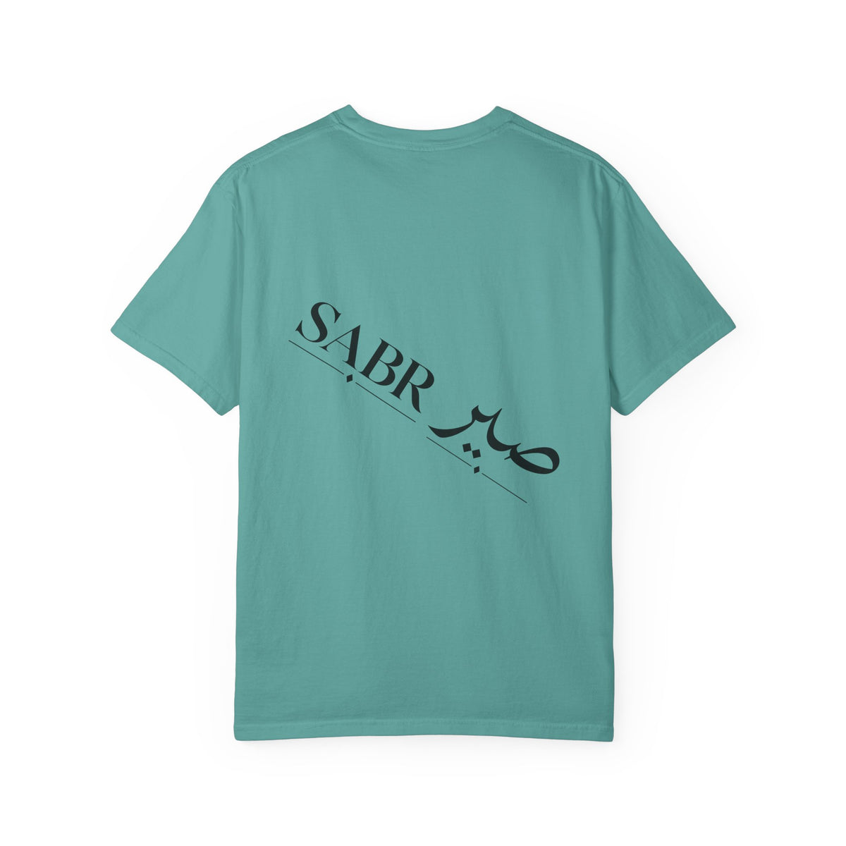 Arabic Calligraphy Pattern T-Shirt — Monochrome Script Graphic Tee