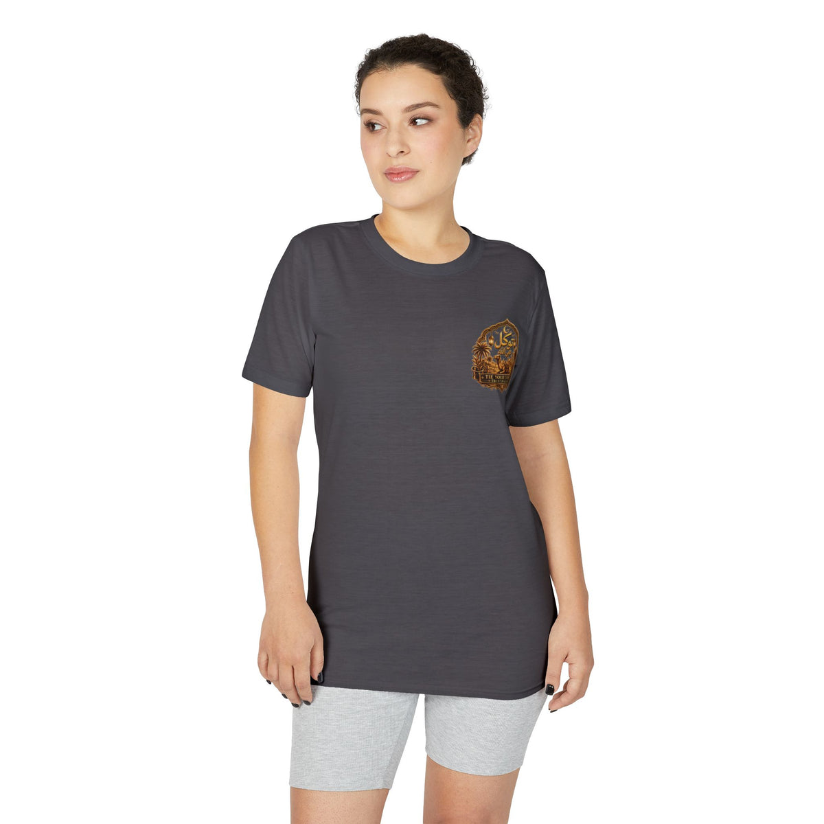 T-Shirt — Tawakkul Script Black Tee