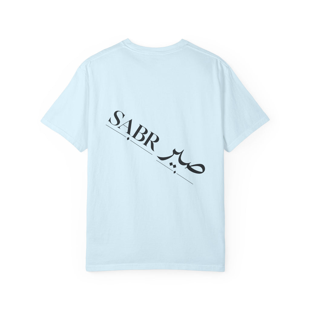 Arabic Calligraphy Pattern T-Shirt — Monochrome Script Graphic Tee